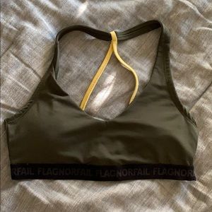 Flag nor Fail sports bra